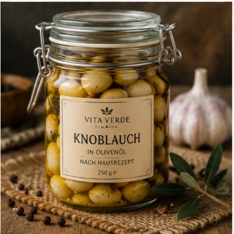 Vita Verde Knoblauch BГјgelglas